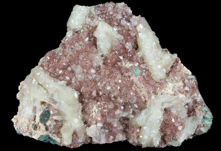 Stilbite and Apophyllite Crystal Cluster - India #97841